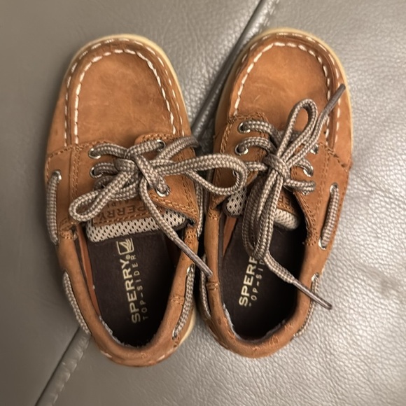 Sperry Billfish boys tan loafers size 7M - Picture 2 of 6